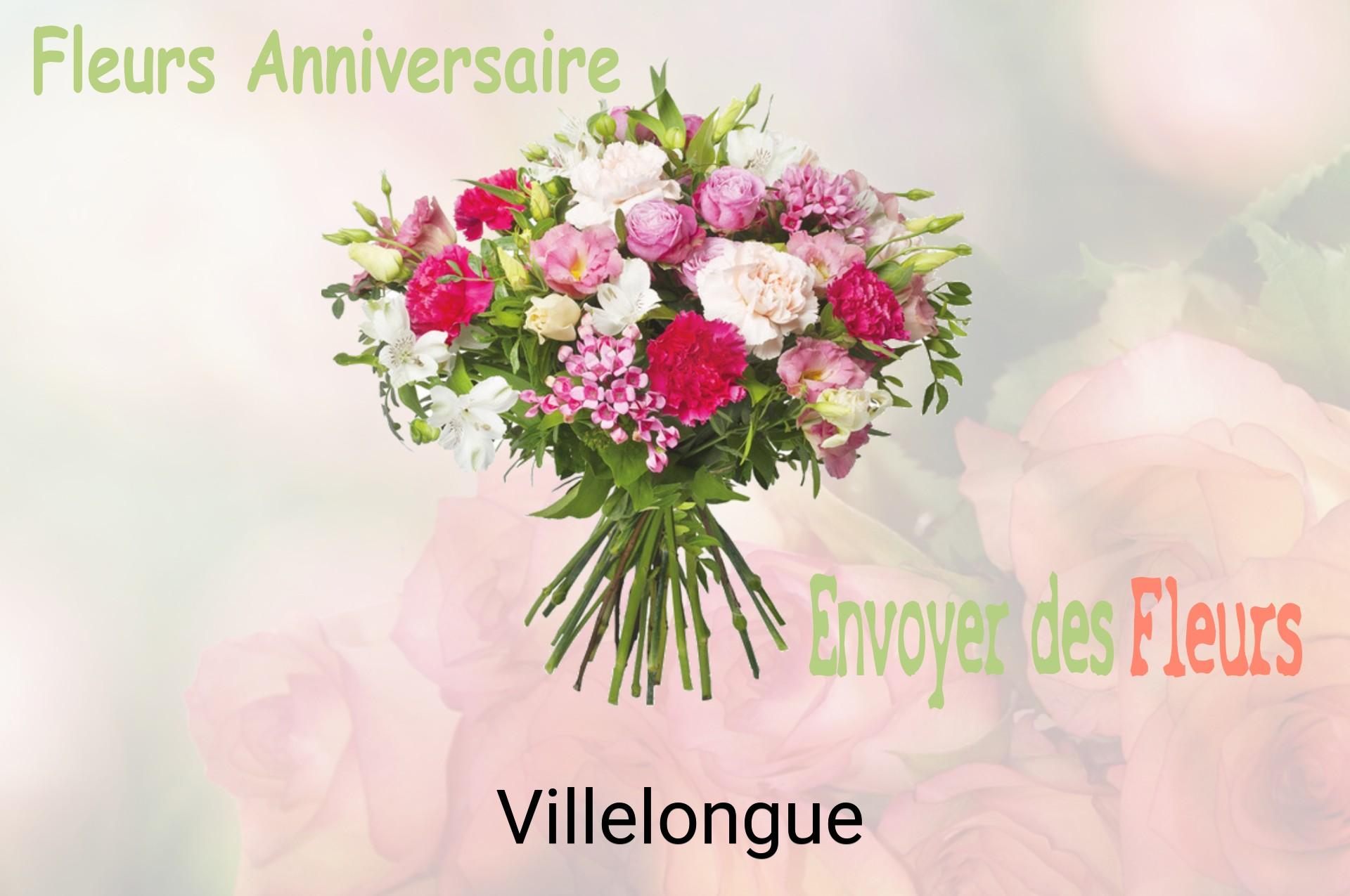 Bouquet de fleurs d’anniversaire livré à Villelongue